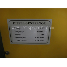 Conjunto de geradores Diesel 220V monofásico (5KW)